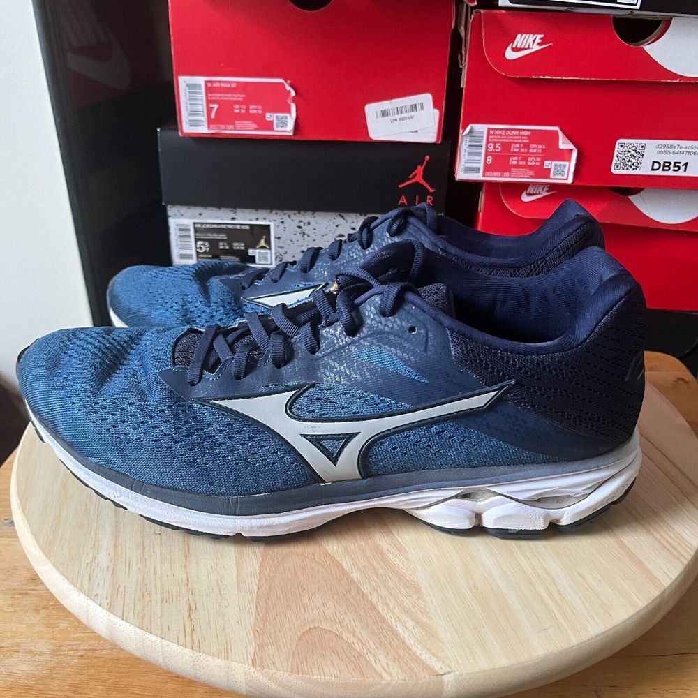 Mizuno Mens Wave Rider 23 411112 5073 Blue Running Shoes Sneakers Size 11 - Picture 4 of 11